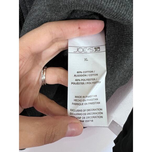 Joe’s Jeans Kids XL Charcoal Zip Hoodie Nordstrom Rack NWT $49 - Picture 4 of 7